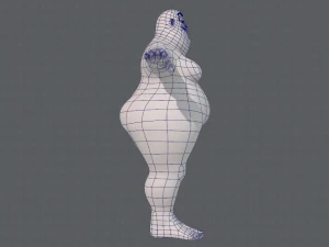 base mesh woman 20 3D Model