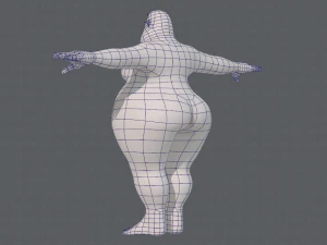 base mesh woman 20 3D Model