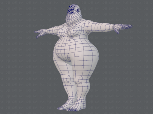 base mesh woman 20 3D Model