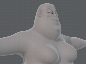 base mesh woman 20 3D Model