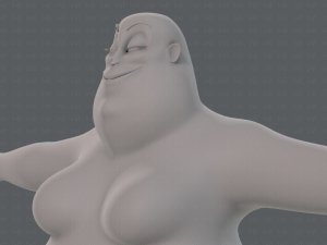 base mesh woman 20 3D Model