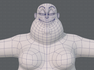 base mesh woman 20 3D Model