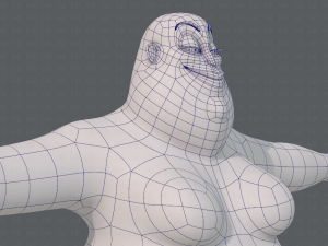 base mesh woman 20 3D Model