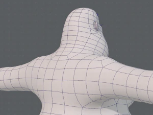 base mesh woman 20 3D Model