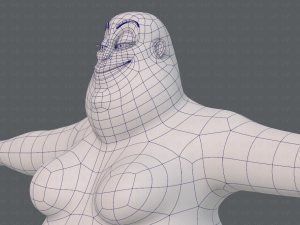 base mesh woman 20 3D Model