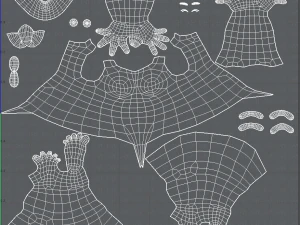 base mesh woman 20 3D Model