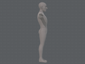 base mesh man character v19 3D Model