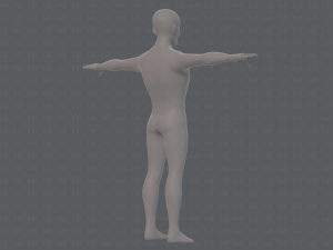 base mesh man character v19 3D Model