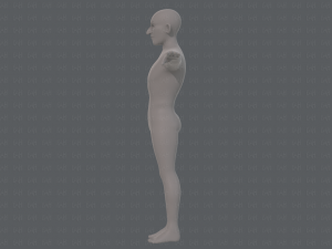 base mesh man character v19 3D Model