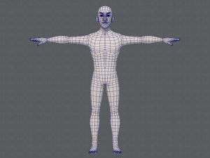 base mesh man character v19 3D Model