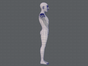 base mesh man character v19 3D Model