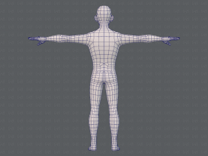 base mesh man character v19 3D Model