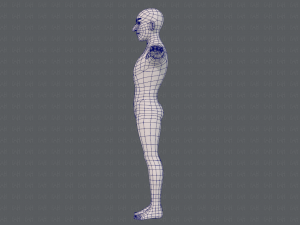 base mesh man character v19 3D Model