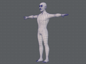 base mesh man character v19 3D Model
