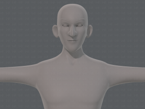 base mesh man character v19 3D Model
