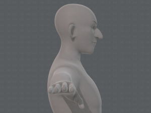 base mesh man character v19 3D Model