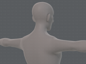base mesh man character v19 3D Model