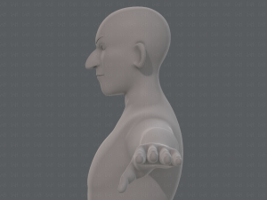 base mesh man character v19 3D Model