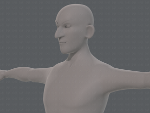 base mesh man character v19 3D Model