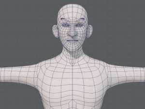 base mesh man character v19 3D Model