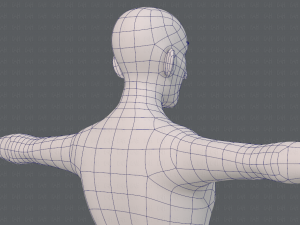 base mesh man character v19 3D Model