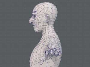 base mesh man character v19 3D Model