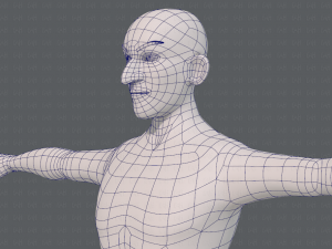 base mesh man character v19 3D Model