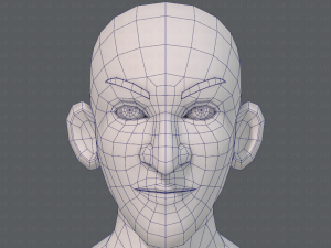 base mesh man character v19 3D Model