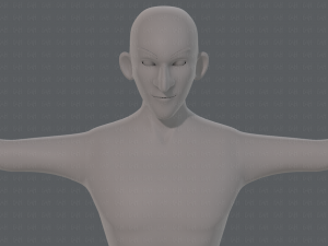 base mesh man character v19 3D Model