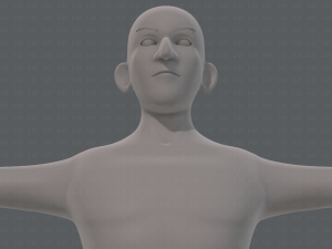 base mesh man character v19 3D Model