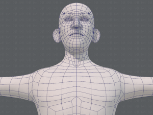 base mesh man character v19 3D Model