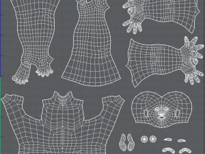 base mesh man character v19 3D Model