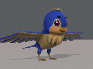 bird v01 Model 3D
