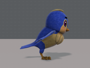 bird v01 Model 3D
