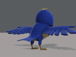bird v01 Model 3D