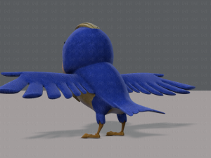bird v01 Model 3D