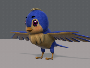 bird v01 Model 3D