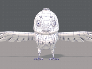 bird v01 Model 3D