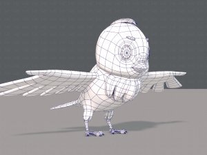 bird v01 Model 3D