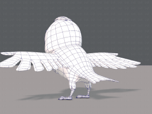 bird v01 Model 3D