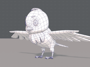 bird v01 Model 3D