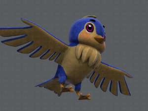 bird v01 Model 3D