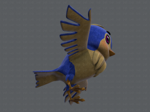 bird v01 Model 3D