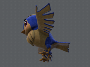 bird v01 Model 3D