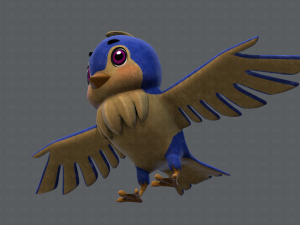 bird v01 Model 3D