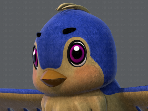 bird v01 Model 3D