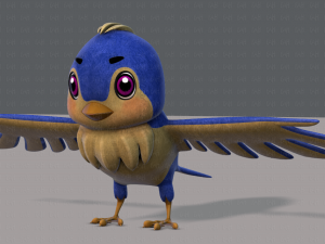 bird v01 Model 3D