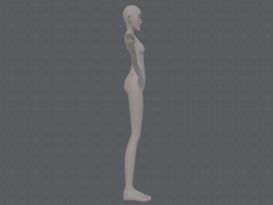 base mesh woman 21 3D-Modell