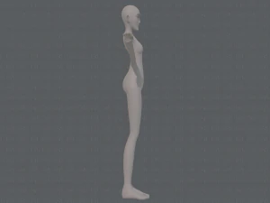 base mesh woman 21 3D Model