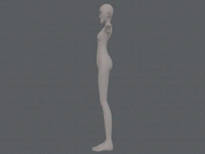 base mesh woman 21 3D Model